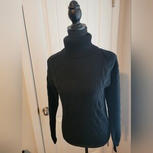 Laundry By Shelli Segal Black Turtleneck Sweater
